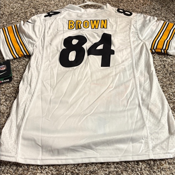 Kids NFL Nike number 84  Antonio Brown Pittsburgh Steelers NFL Jerseys —-size Xl - Picture 5 of 8